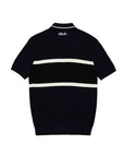 Khalhon Regent Knit Polo Navy