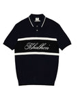 Khalhon Regent Knit Polo Navy