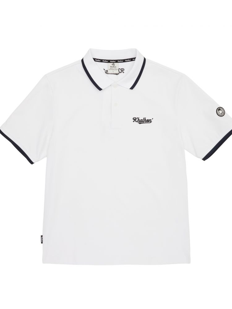 KHALHON Performance Polo White – Lost Looper