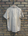 Kingsley AOE Shirt Ivory with Black Stitch