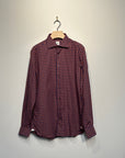 Camicia Sartoriale - Tailored Shirt Orange and Navy Check