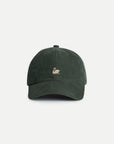 Swan Logo Cotton Corduroy Cap - Forest