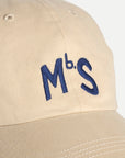 MbS Logo Cotton Twill Cap - Light Khaki