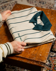 Striped Oversized Jersey - Green