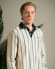 Striped Oversized Jersey - Green