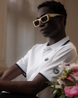 KHALHON Performance Polo White