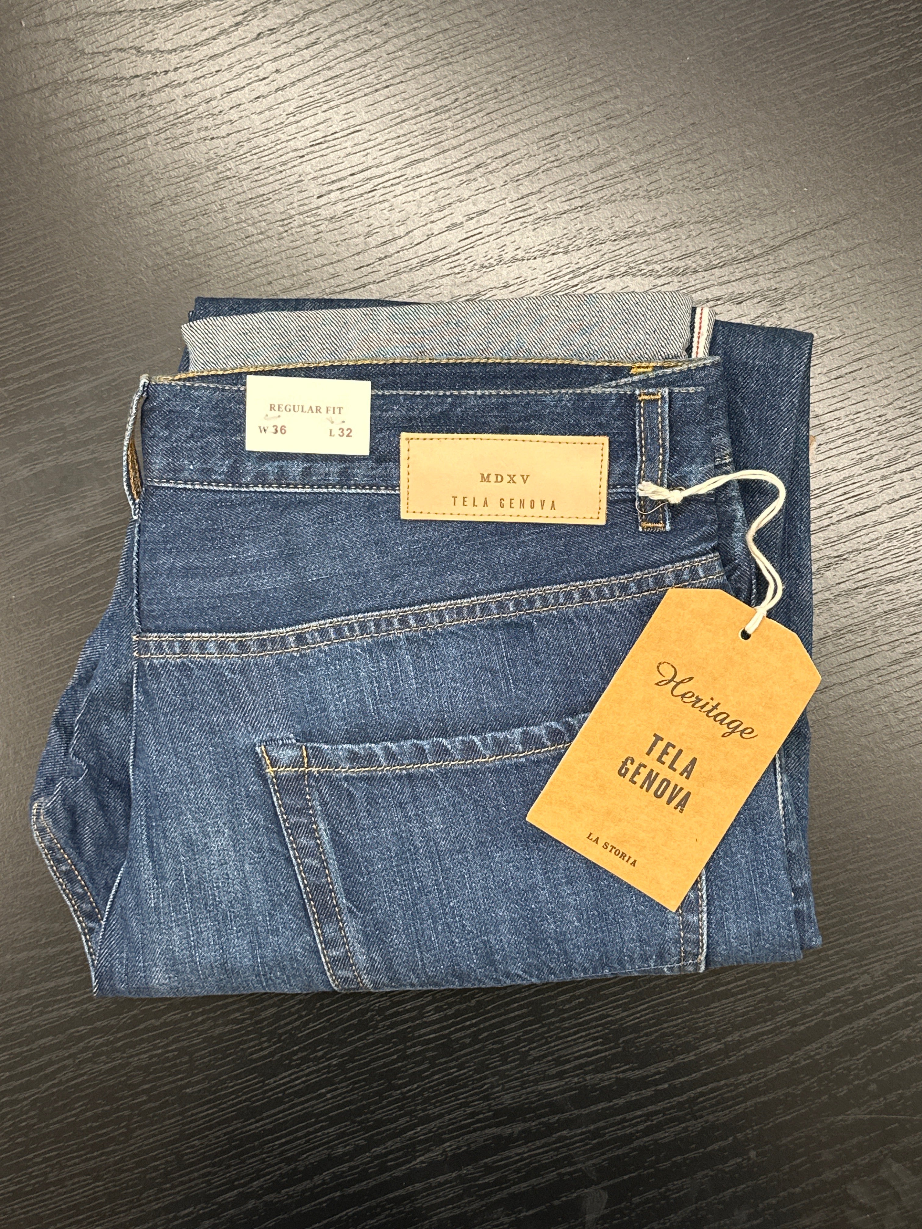 Davide Uomo Regular Fit Medium Wash – Lost Looper