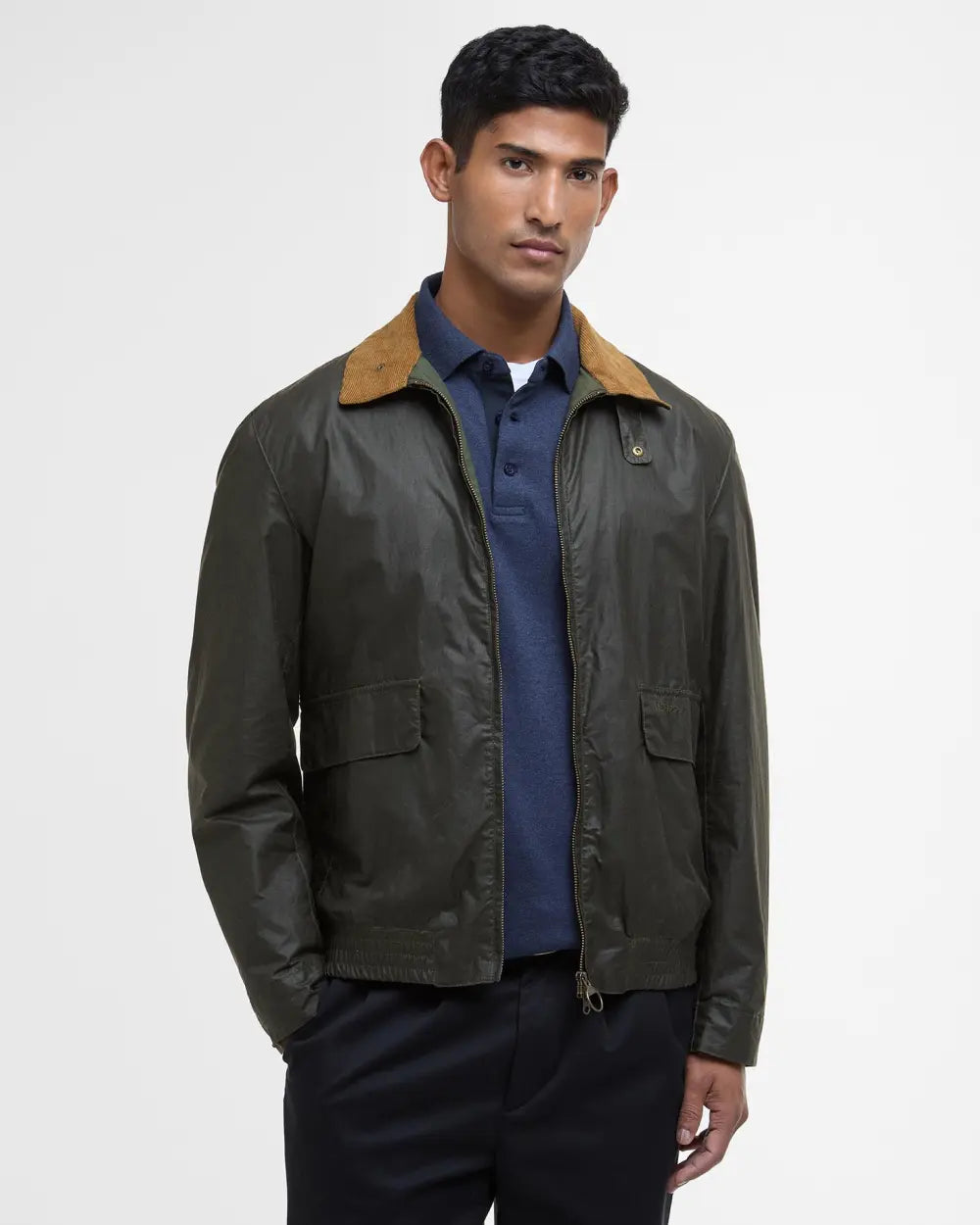 Newbury Waxed Jacket Archive Olive/Heritage Check