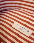 Red and White Striped Dress Shirt