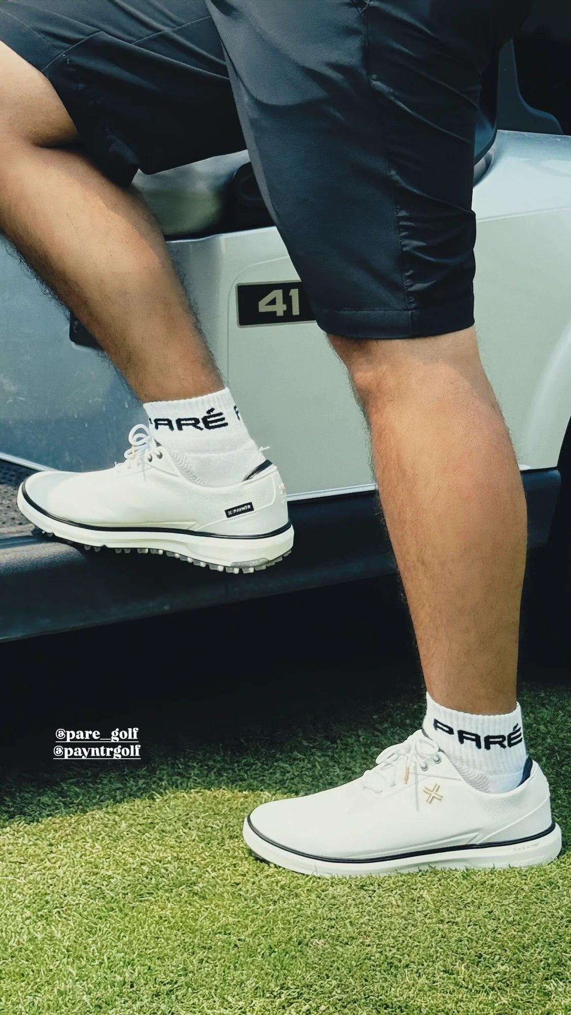 Paré Quarter Sock White
