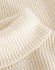 Eddie Wool Rib Rollneck Knit Ivory