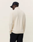 Eddie Wool Rib Rollneck Knit Ivory