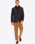 Jacket Bristol With Detachable Hood Blue