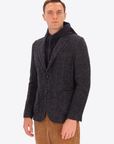Jacket Bristol With Detachable Hood Blue