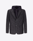Jacket Bristol With Detachable Hood Blue