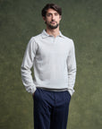 GABINO - Long Sleeve Knit Polo