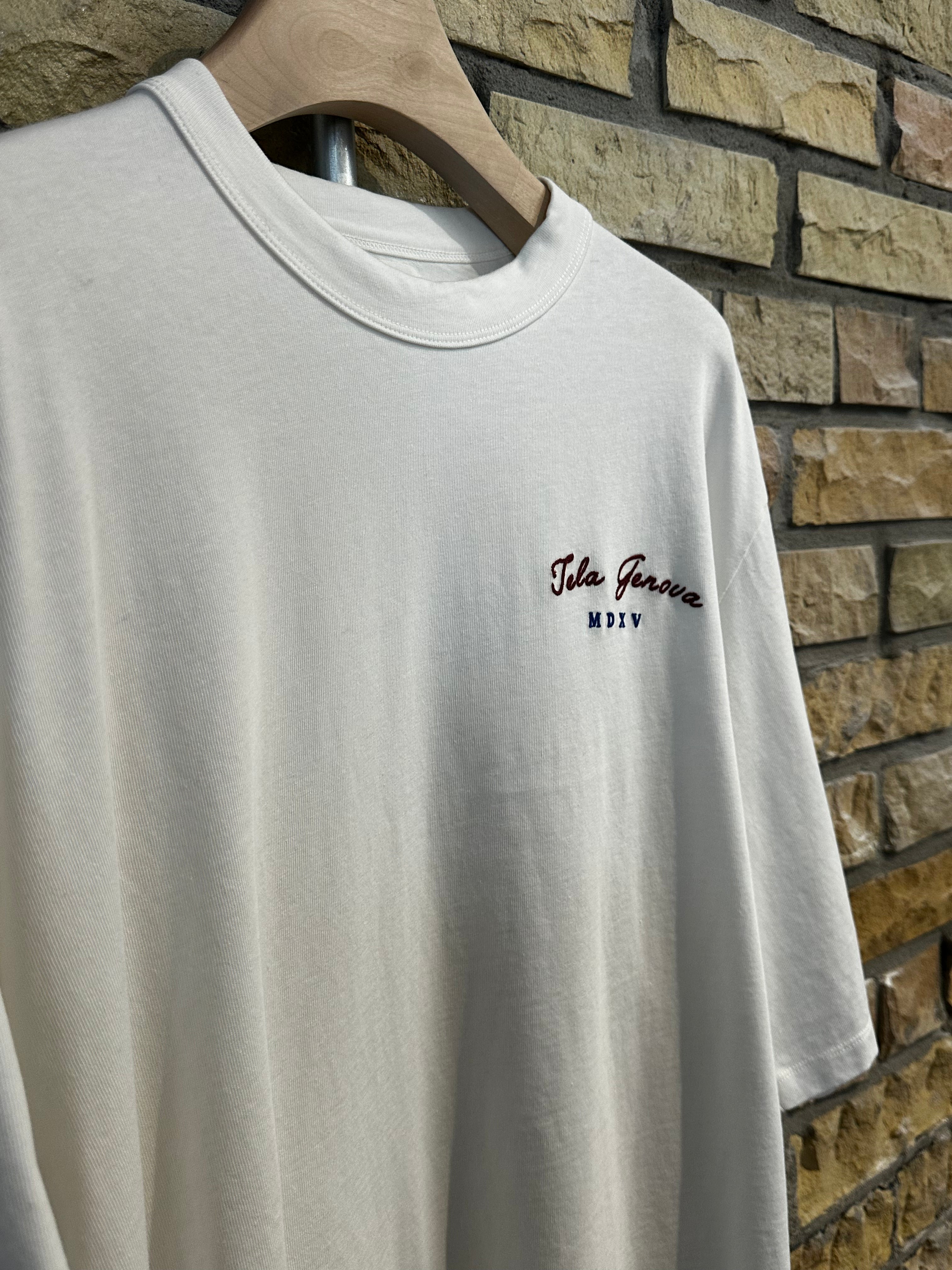 Tela Genova Embroidered Script T – Lost Looper