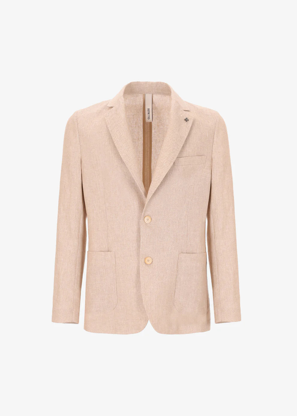Linen Blend Fabric Jacket Certo Rope