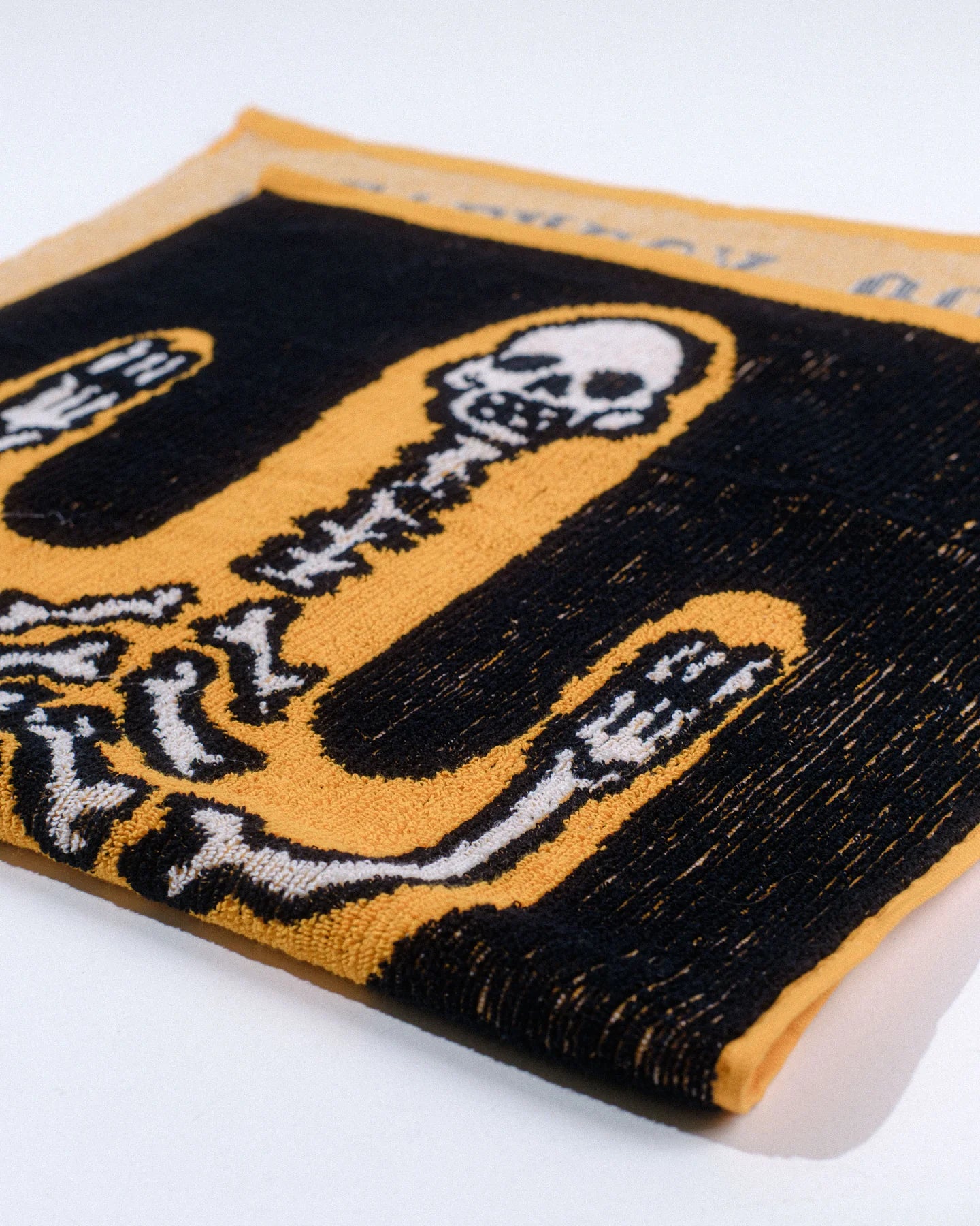 Knitted Cactus Voodoo Towel - Black