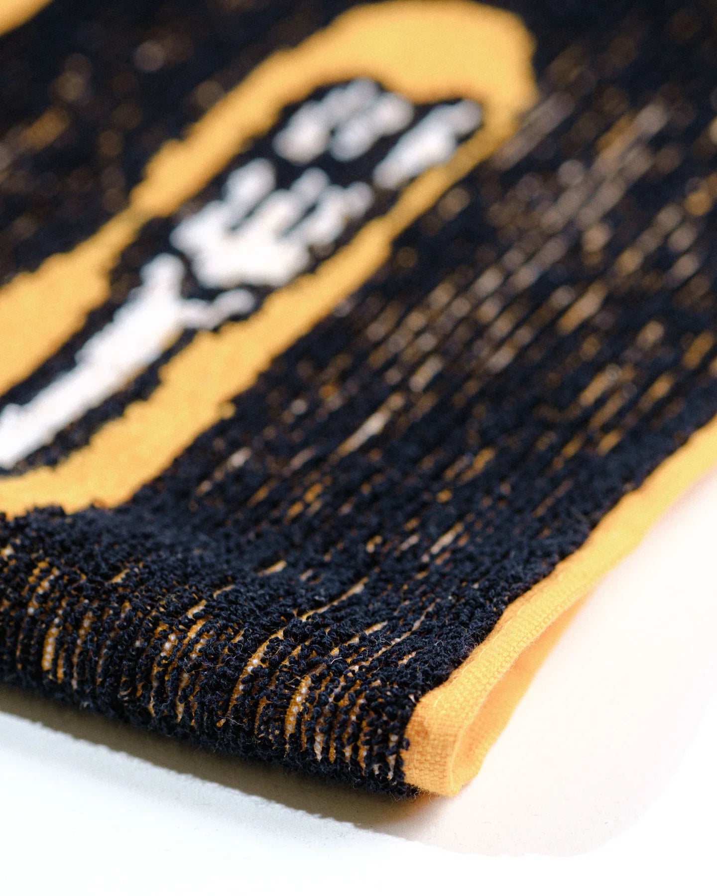 Knitted Cactus Voodoo Towel - Black