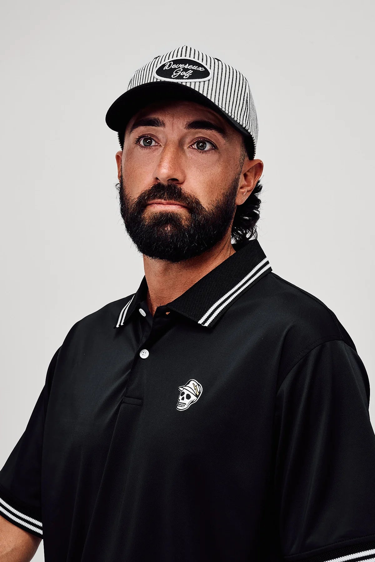 Skull Caddie Tips Polo - Black