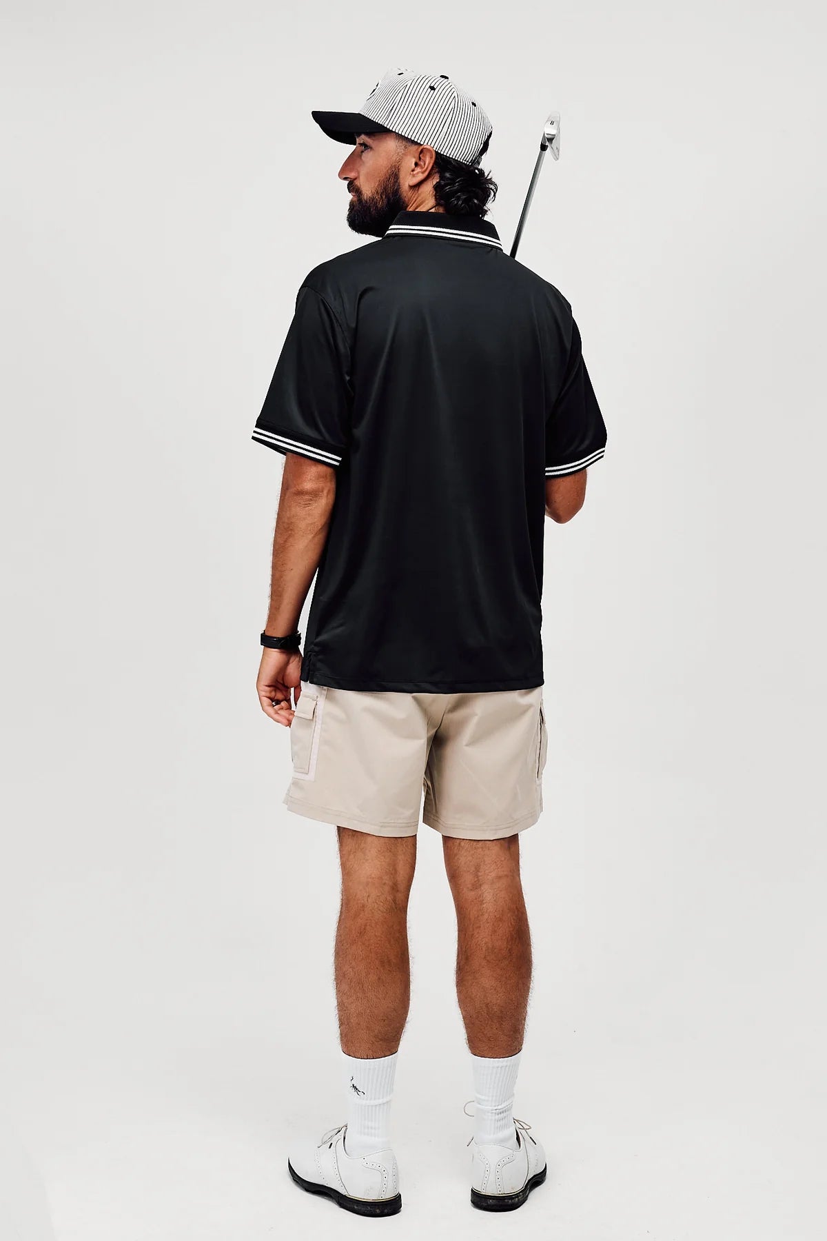 Skull Caddie Tips Polo - Black