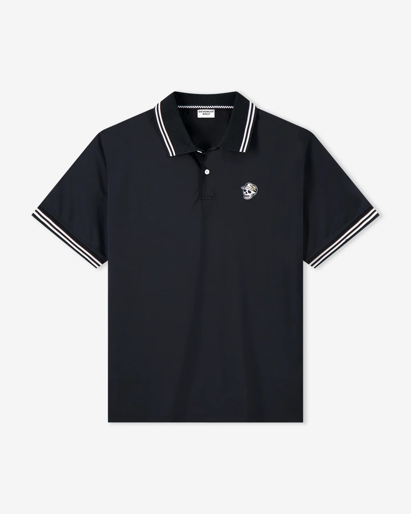 Skull Caddie Tips Polo - Black
