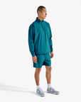 Performance Quarter Zip Shell Pullover Azzurra