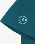 Performance Zip Blade Collar Polo Azzurra