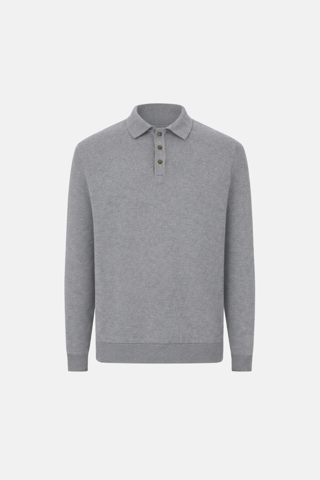Knit Polo London Medium Grey