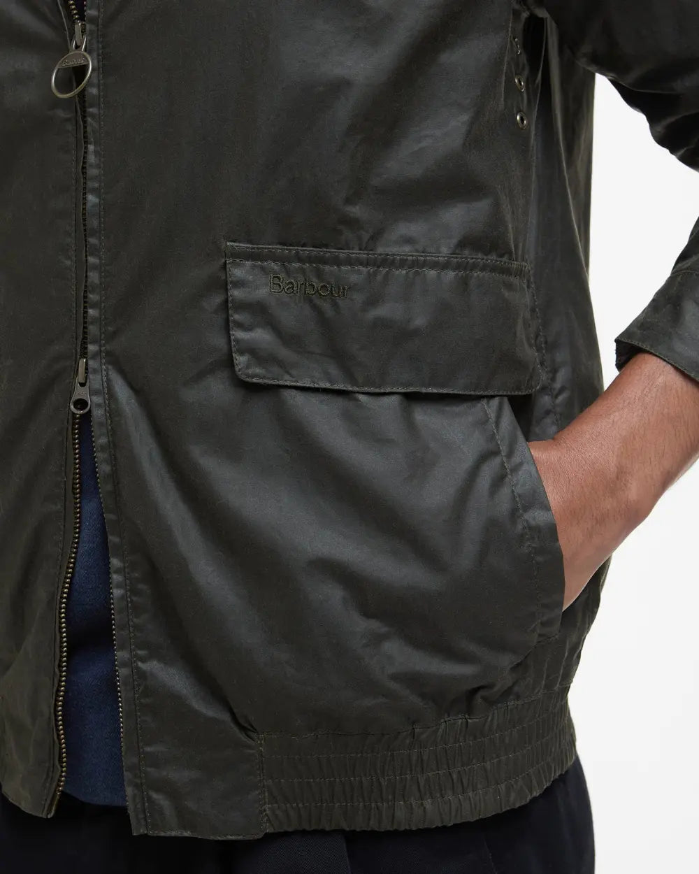 Newbury Waxed Jacket Archive Olive/Heritage Check