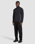 Quarter Zip Tech Mid-Layer Black